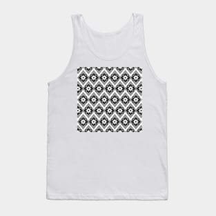 Grey and black modern bohemian pattern Tank Top